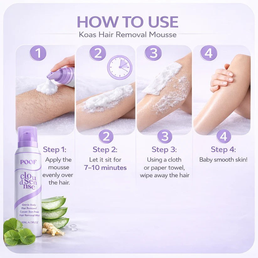 POOF™ Hair Removal Mousse by Etera